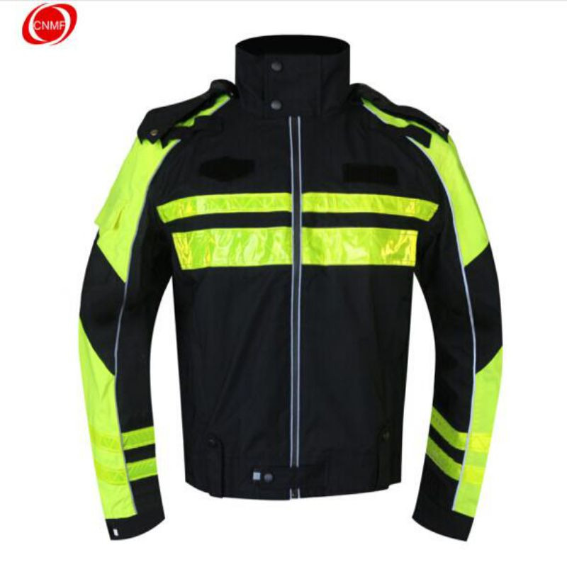 谋福 交通执法服 铁骑摩托车骑行服 警示反光服4xl(185-190)