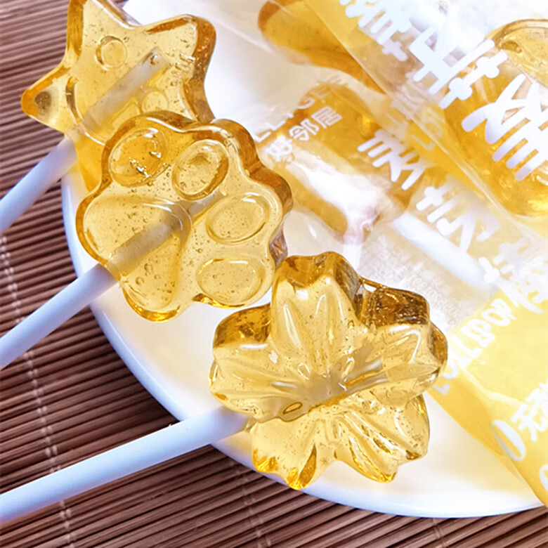 隽颜堂好邻居麦芽糖棒棒糖多种形状混合糖果散装休闲零食500克约70颗