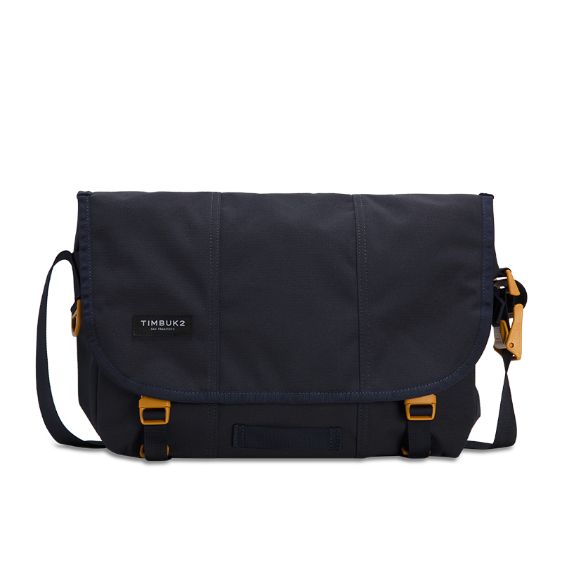 TIMBUK2斜挎包郵差包男騎行挎包電腦包休閑運(yùn)動包信使包送男友潮包單肩 黃昏藍(lán)/金色 XS