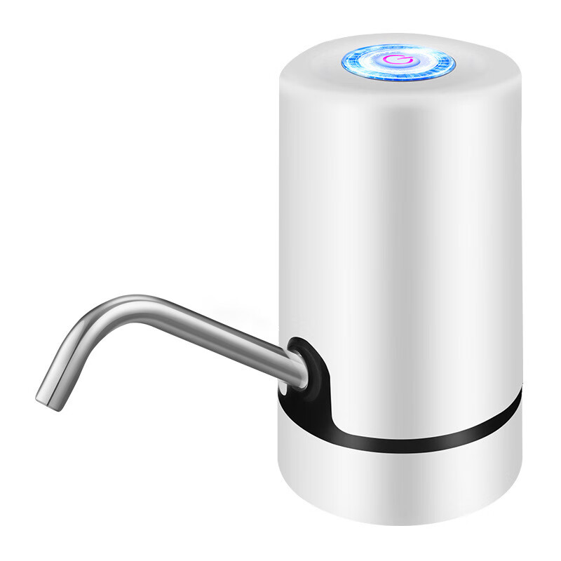 桶装水抽水器电动饮水机家用充电双泵纯净水桶压水器自动上水器 051S双泵白色（1个装）