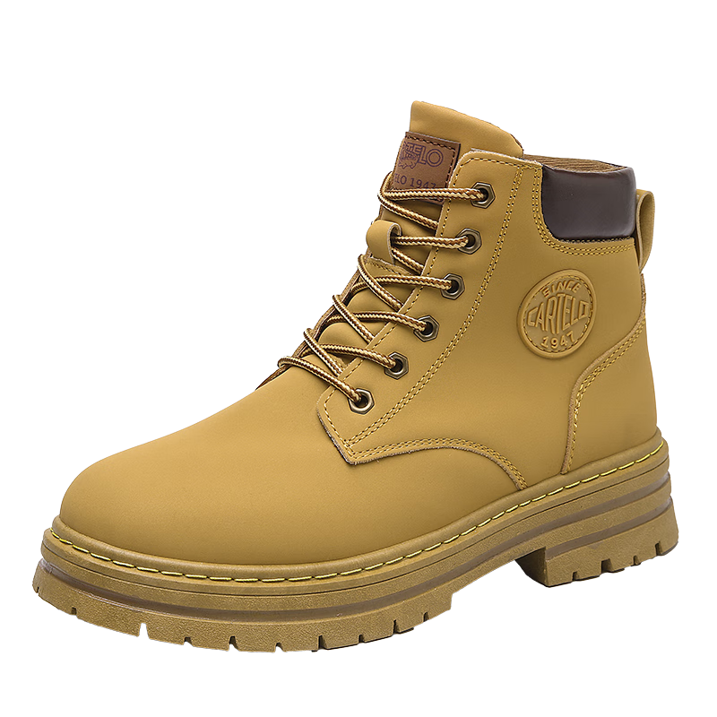 ���ڲ��������������㣨CARTELO������ѥ��2024������װѥ�������и߰���ѥӢ�׺�׻�ѥ ��ɫ 40