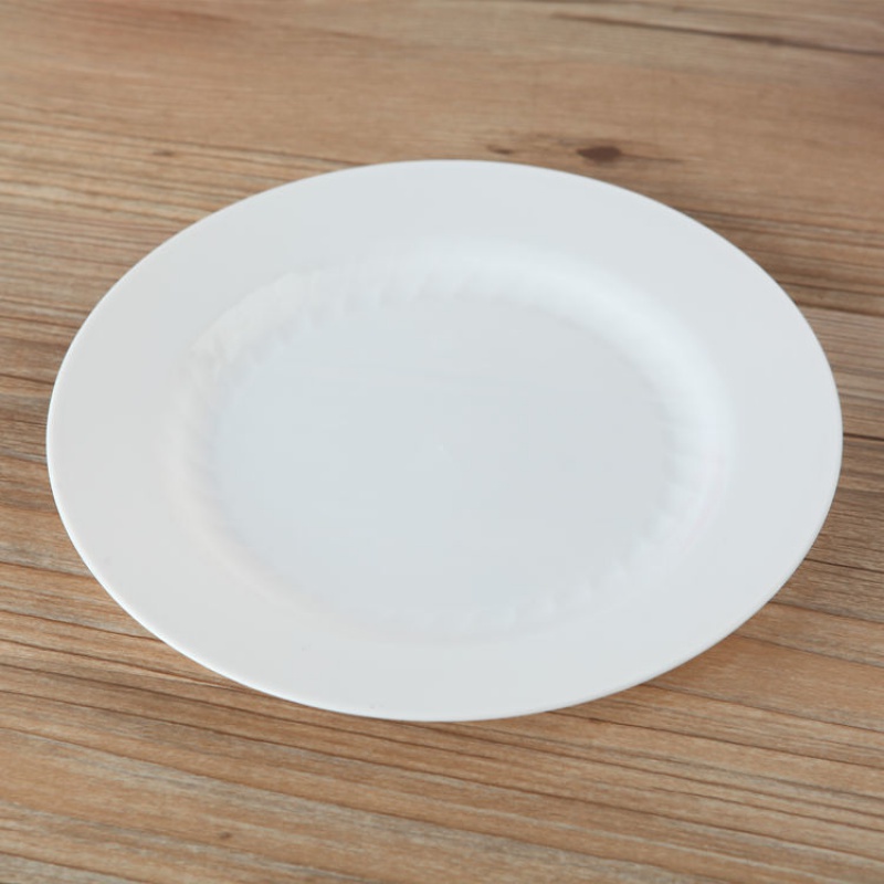 【现货直发】白色西餐盘陶瓷盘子牛排盘抄菜盘碟子酒店餐具打拼盘沙拉