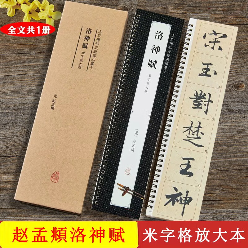 赵孟頫洛神赋 名家碑帖近距离临摹卡(1卷