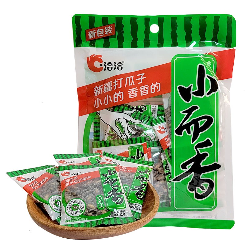 洽洽小而香奶油味西瓜子袋装108g新疆打瓜子休闲炒货零食品 西瓜子108g*1袋