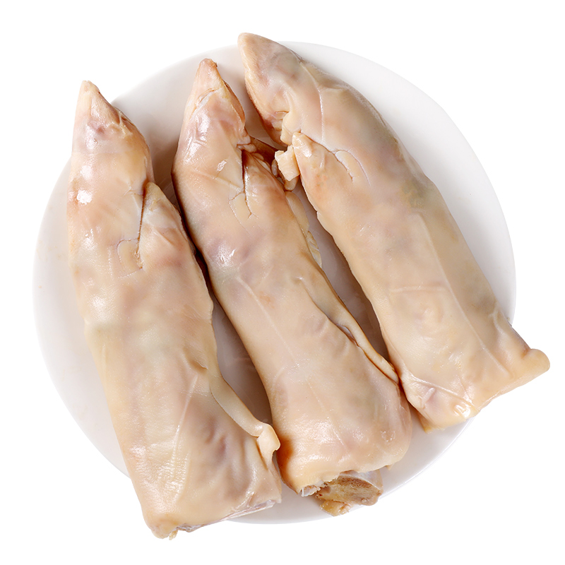 千德福江苏省镇江市句容茅山特产手工腌制生咸猪爪猪手一斤半两个装