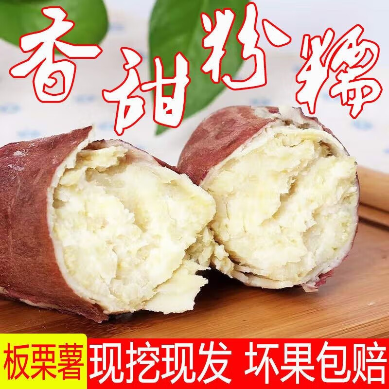 京营现挖白心红薯5斤新鲜板栗薯栗子番薯白瓤地瓜白薯山芋沙地粉糯甜