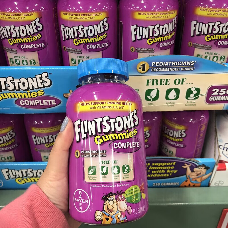 美国儿童综合维生素flintstone果味软糖