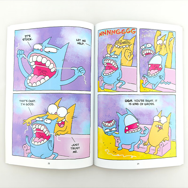 Catwad 6冊　英語音声絵本　漫画 Amazon.com: You're Making Me Six: A Graphic Novel (Catwad #6