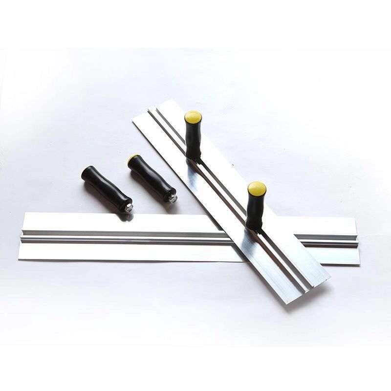 双柄可调节抹子 大铁板,不锈钢,铝合金,蓝钢批刮腻子抹灰泥板 45cm