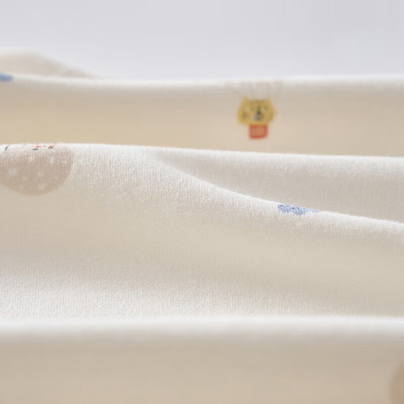 贝肽斯新生儿连体衣春季纯棉无骨宝宝家居服男童女童和尚服婴儿衣服 小小熊 52cm