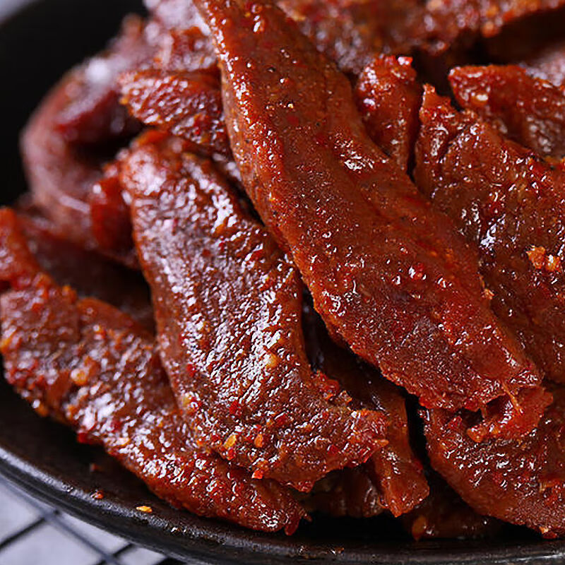 手撕肉干整盒香辣孜然麻辣鸭肉干整箱湖南特色零食小吃 (12包)孜然味