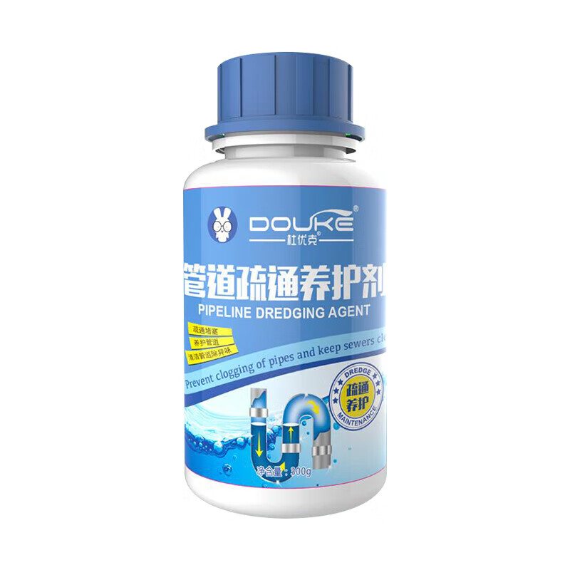 杜优克【厂家直供】杜优克DOUKE管道疏通剂300g 五瓶管道疏通剂