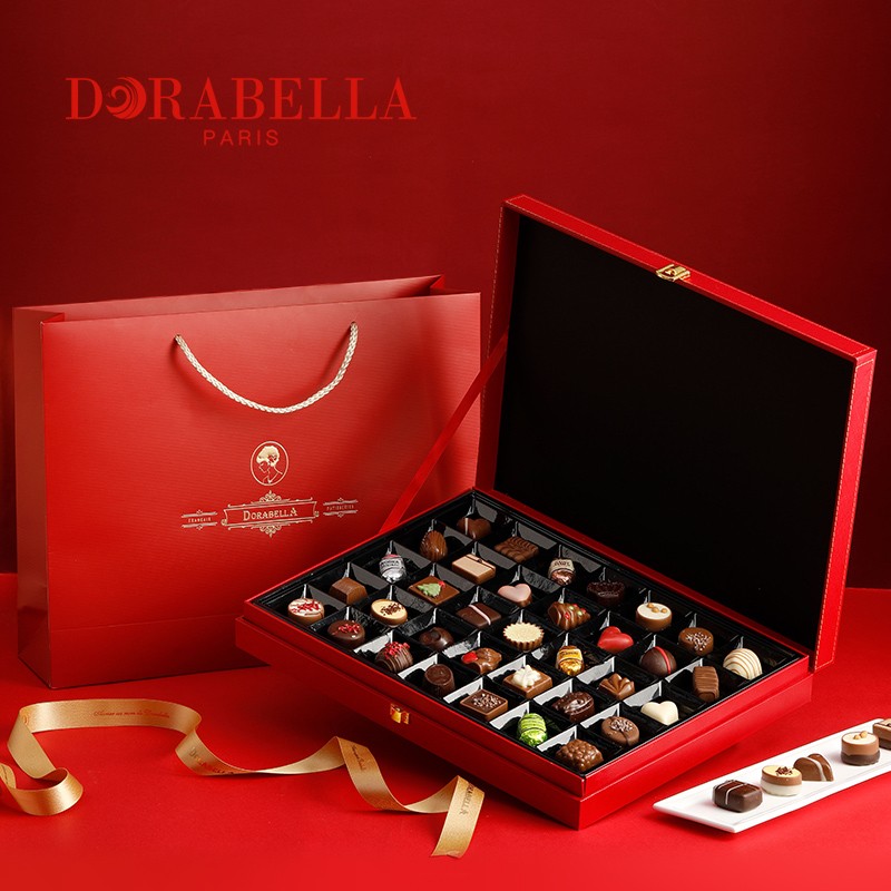 朵娜贝拉比利时进口巧克力礼盒送男女友老婆生日520情人节礼物母亲节实用