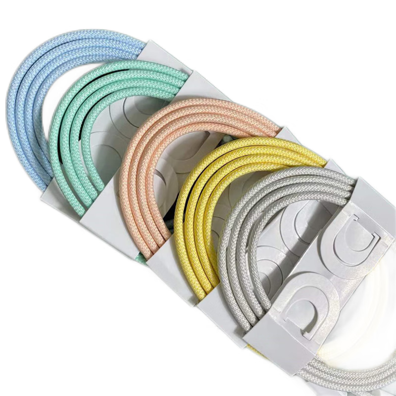 摩力小象适用于苹果手机快充 数据线 充电线 1米 蓝色 c to 苹果PD快充