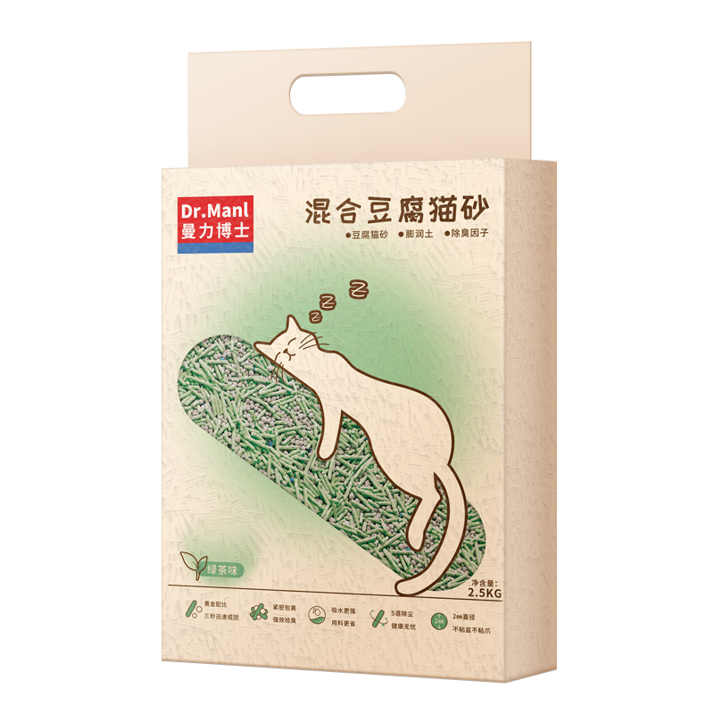 【曼力博士】猫砂价格走势追踪，高品质无尘吸水快组团|看猫砂价格走势的软件