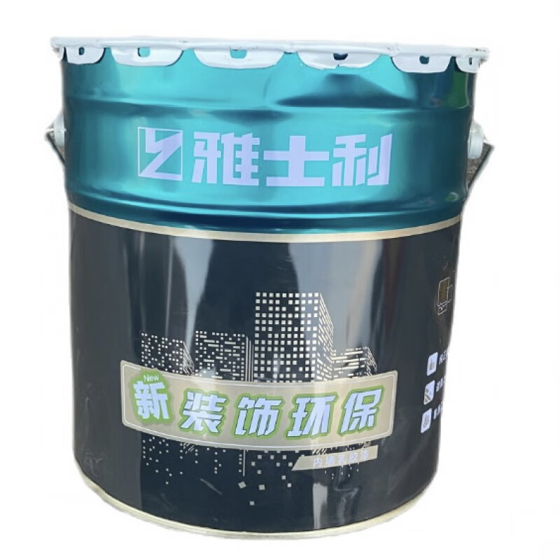 雅士利内墙黑色乳胶漆 18l