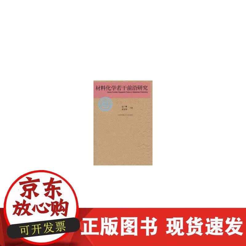 【正版现货】材料化学若干前沿研究