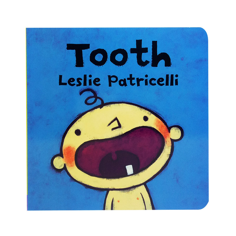音频 英文原版纸板书 leslie patricelli 小毛孩系列 tooth宝宝牙齿