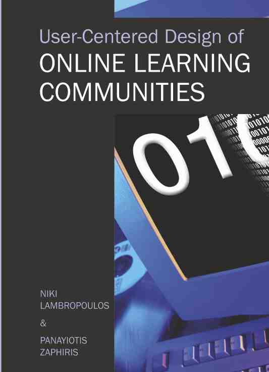 按需印刷 user centered design of online learning communities