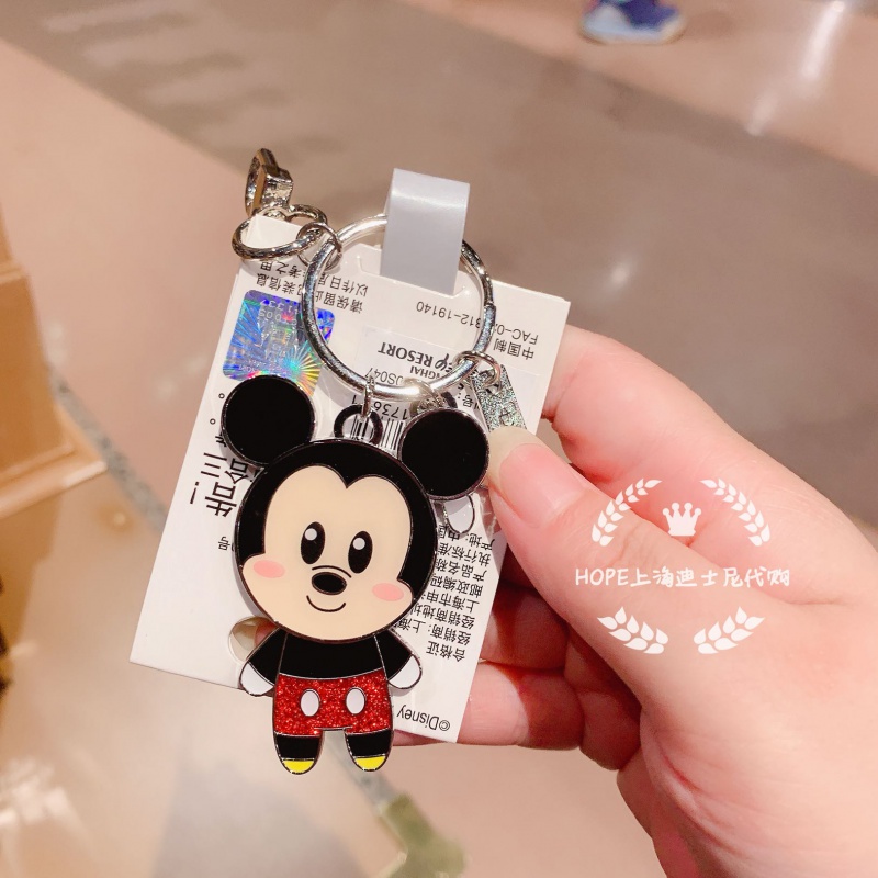迪士尼(disney)上海米奇米妮唐老鸭胖胖全身金属钥匙扣钥匙圈纪念礼物