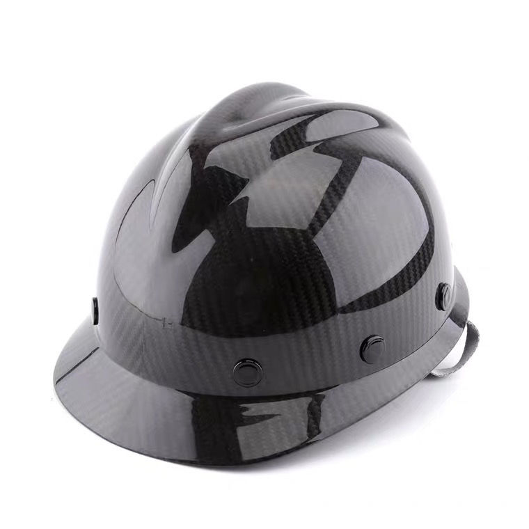 绿野客盔 工地碳纤维安全帽包工头安