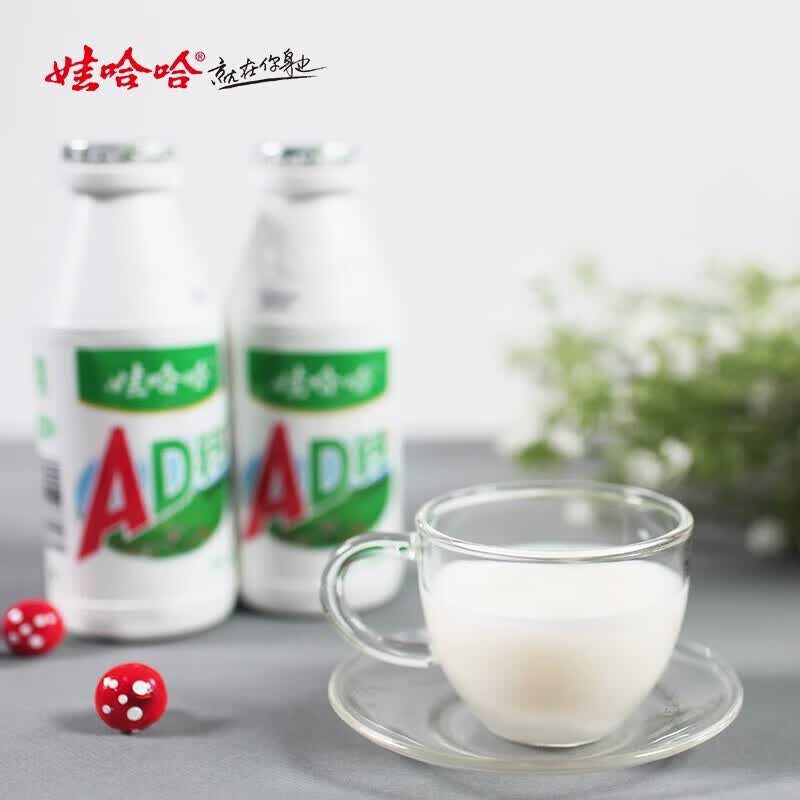 娃哈哈【三月新货】ad钙奶大瓶整箱乳酸菌含乳饮料哇哈哈乳酸奶早餐