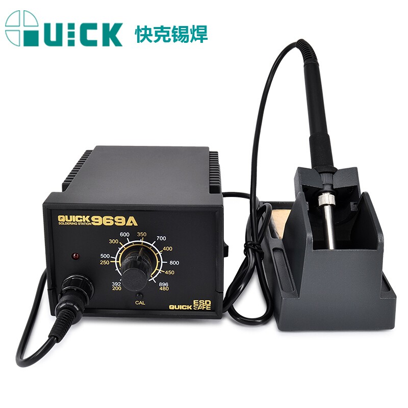快克(quick) 969a电焊台控温电焊台 可调温恒温烙铁 60w 焊台200-450