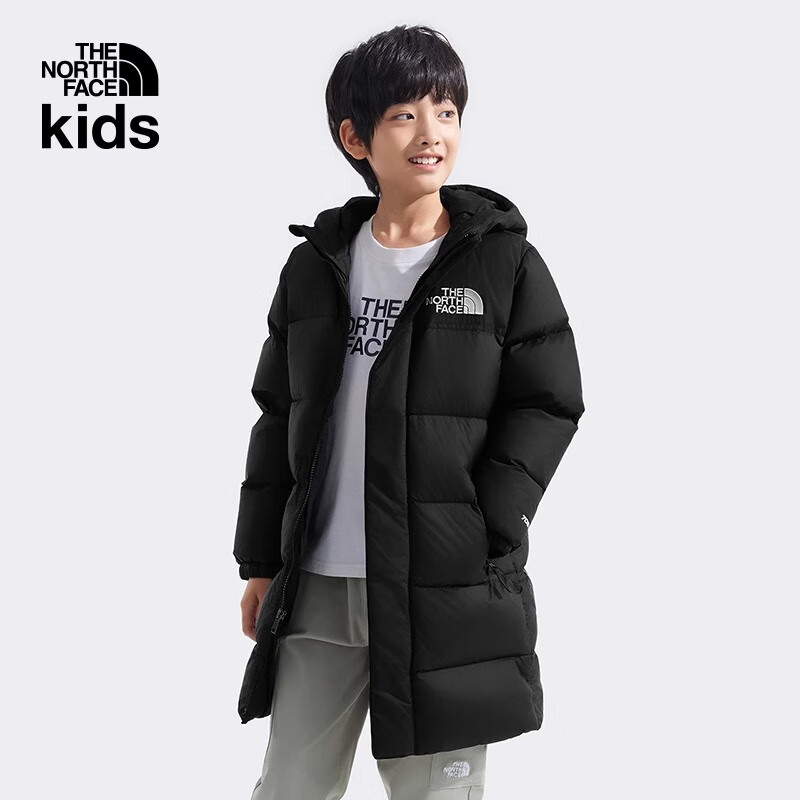 THE NORTH FACE北面童装ICON儿童Nuptse长款鹅绒羽绒服|88UF XL 