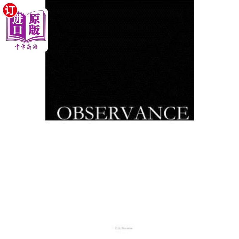 海外直订observance 遵守