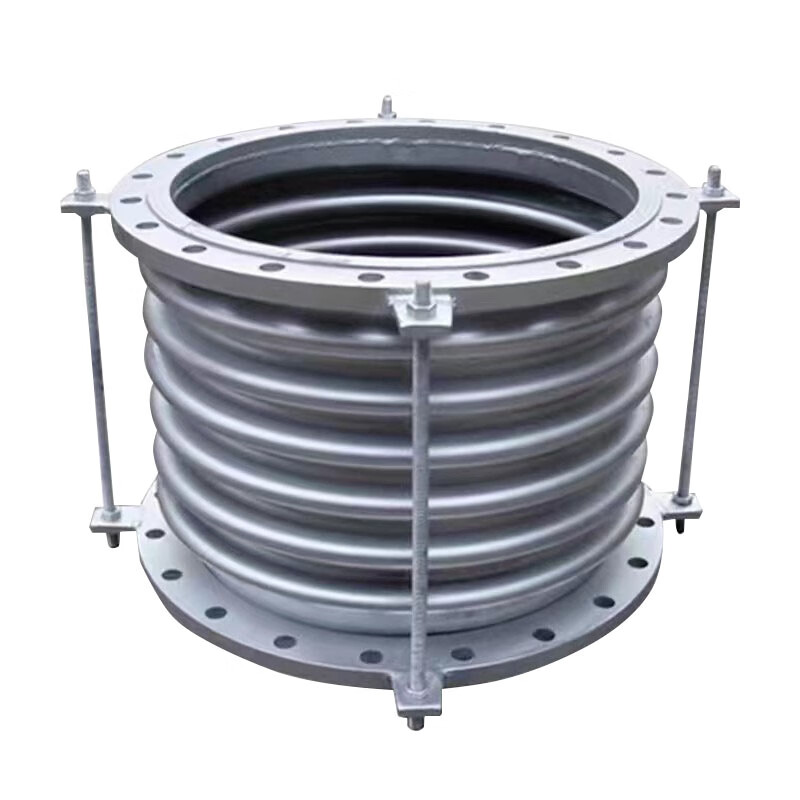 屹选工品 304波纹补偿器 碳钢法兰 金属软管 拉杆伸缩片(国标) dn250