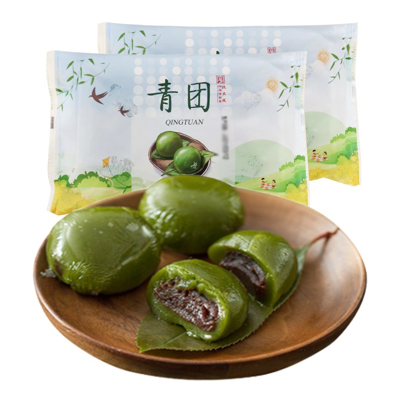 沈大成上海沈大成青团豆沙糕点糕团上海特产点心零食360克*2 【幸福