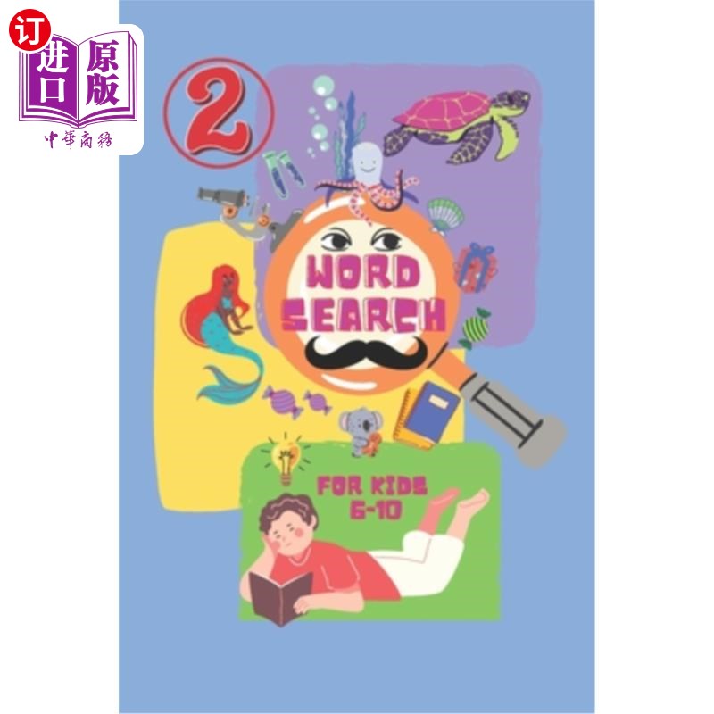 10: 60 themed word search puzzles for learning  儿童单词搜索6-10