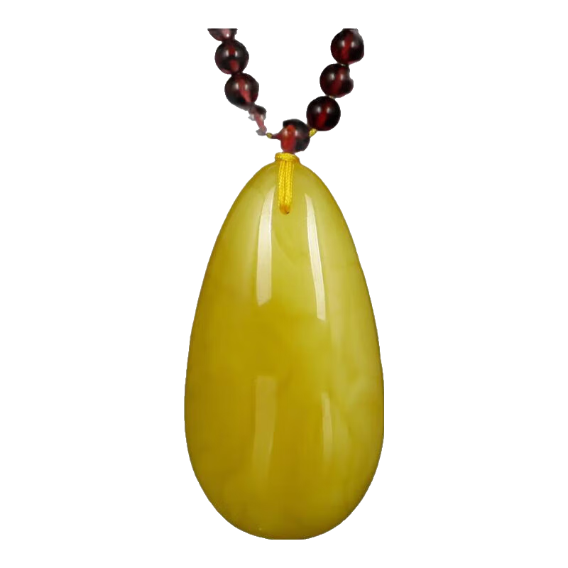 嘉樂蜜蠟吊墜女琥珀原石隨型掛件無優(yōu)化蜜蠟掛墜項(xiàng)鏈毛衣鏈新年禮物 款3裸石約7.94克/A0333