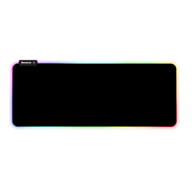 纽曼（Newmine）发光鼠标垫 RGB幻彩鼠标垫 超大电竞游戏垫办公电脑桌垫 80*30cm 4mm加厚100010772391