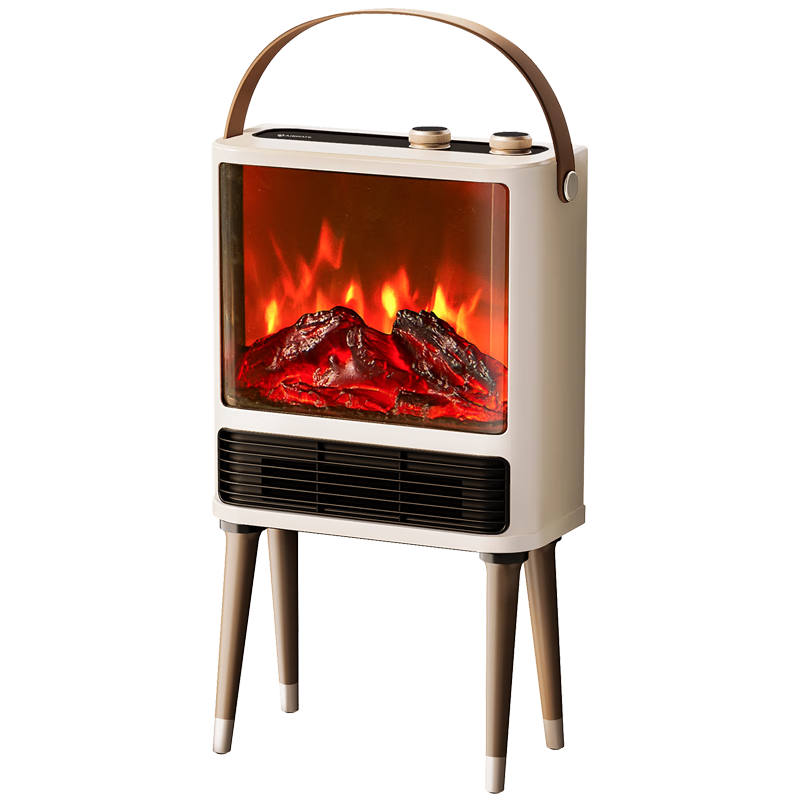 艾美特（AIRMATE）【火焰旗艦款】壁爐暖風(fēng)機電熱取暖器電暖器家用電暖氣片烤火爐 大面積加熱節(jié)能炭火暖風(fēng)機 