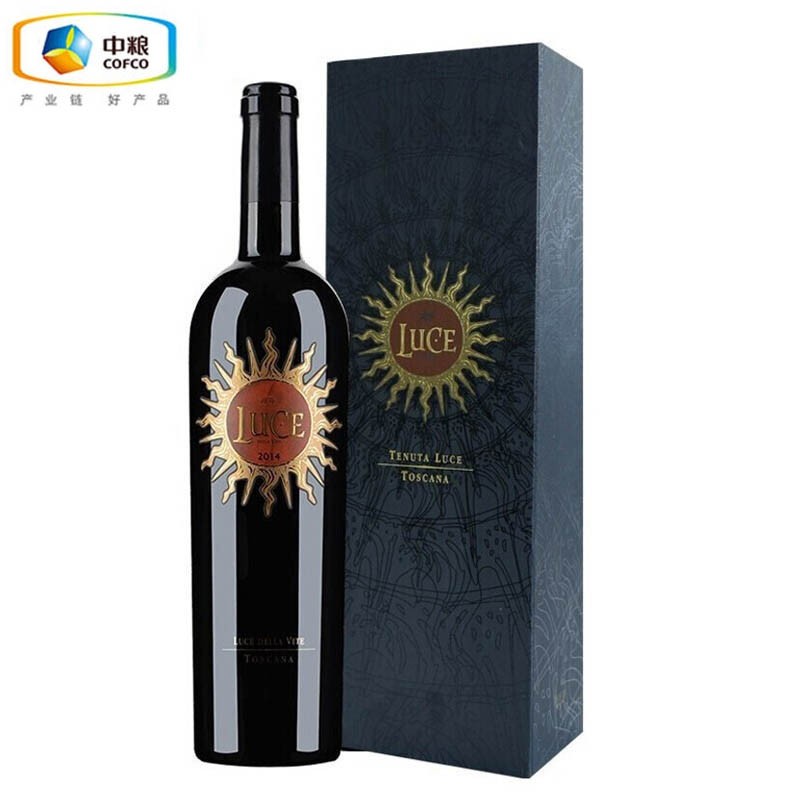【中粮】JS评分96分 意大利进口红酒 托斯卡纳Toscana产区麓鹊正牌2014干红葡萄酒礼盒 750ML