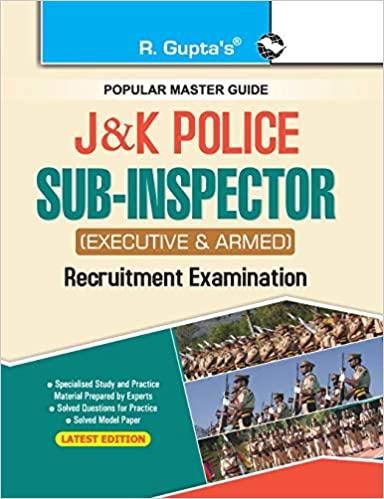 预订j&k police: sub inspector (executive & armed) recruitment