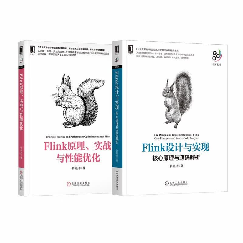 FLINK核心原理+源码解析 套装共2册 张利兵新书 速发 13449704