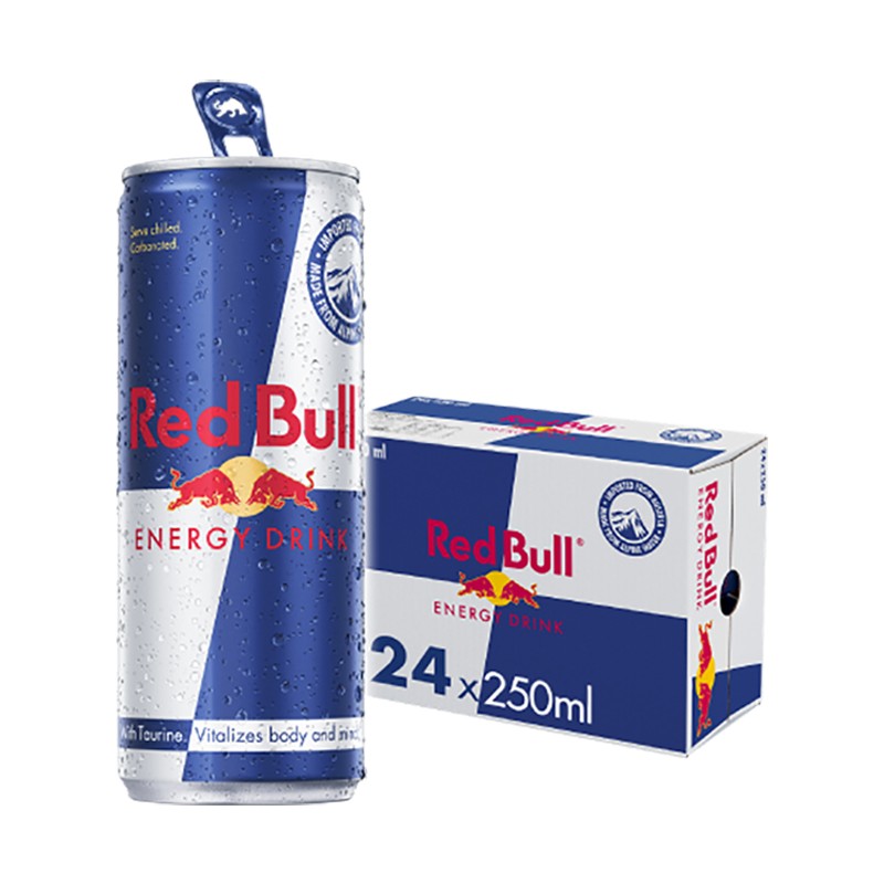 奥地利进口 红牛(Red Bull) 盛能维生素风味饮料 250ml*24罐 整箱