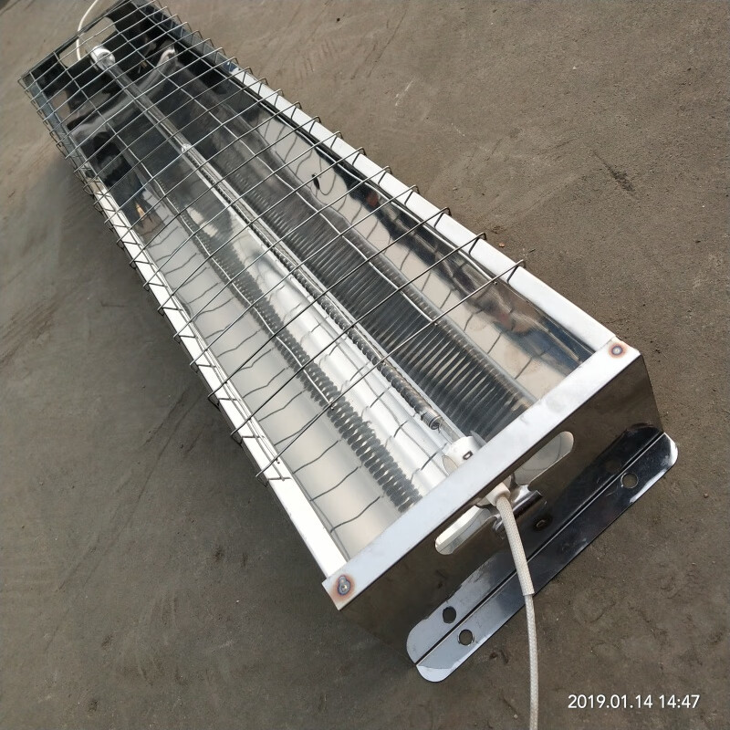汽车喷漆烤漆房加热管烤灯双管220v电干烧保温1000w2000w 烤房烤灯单