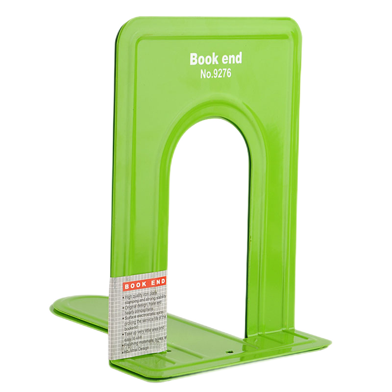 酷怡 办公小中大号铁书立 金属创意书立书夹书靠书挡 学生书立架文具