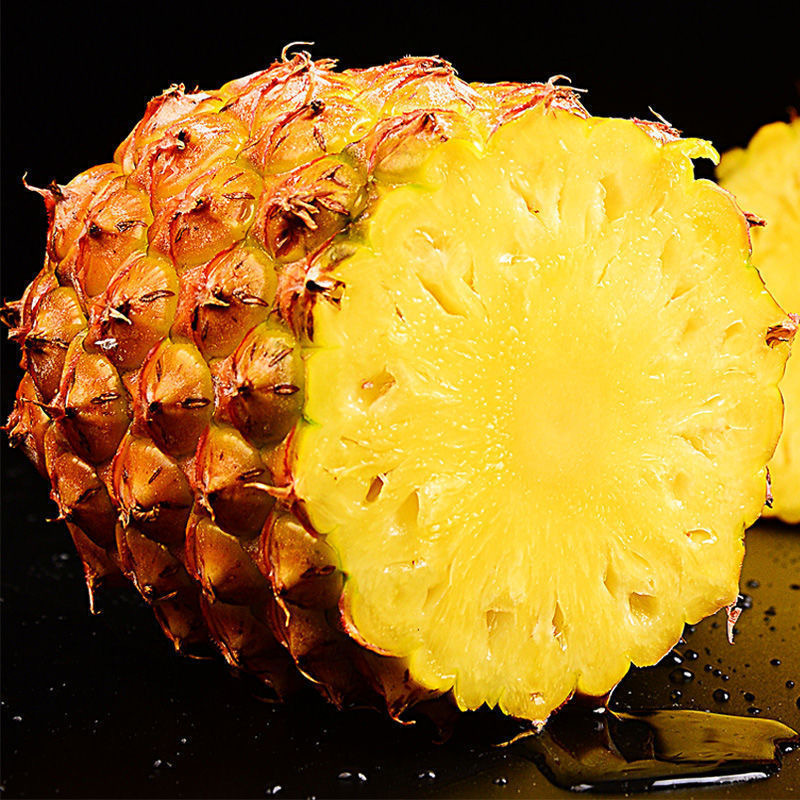 海南金钻凤梨爆甜多汁新鲜手撕凤梨应季水果菠萝 约2斤装【1个】