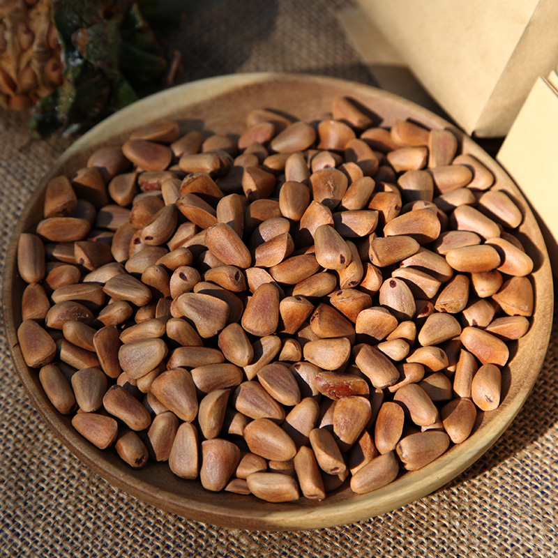 溪味道辽宁新鲜红松塔4颗东北红松籽2023年新松塔新鲜松果松子 晒干生