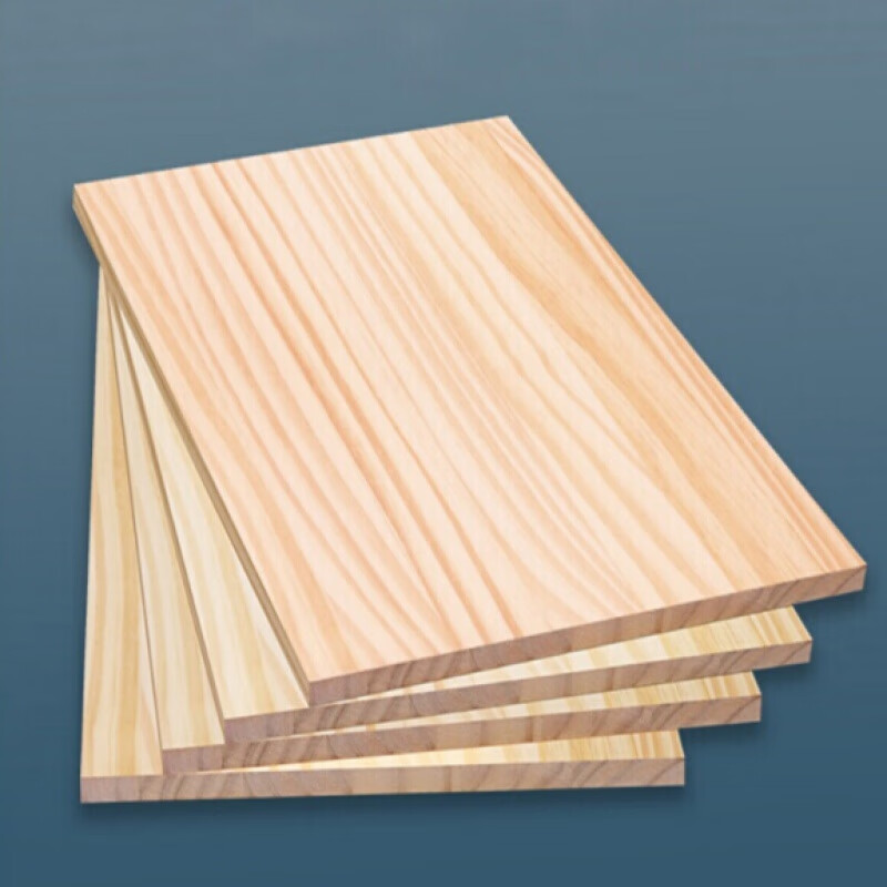 御燎定制实木木板片松木一字板定做尺寸板子置物架桌面衣柜分层薄隔板