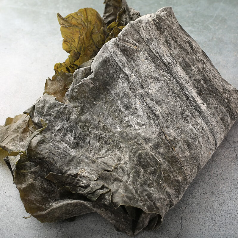 时寐海带干货厚整颗干海带昆布煲汤新鲜海带头丝片结 原味 1000g