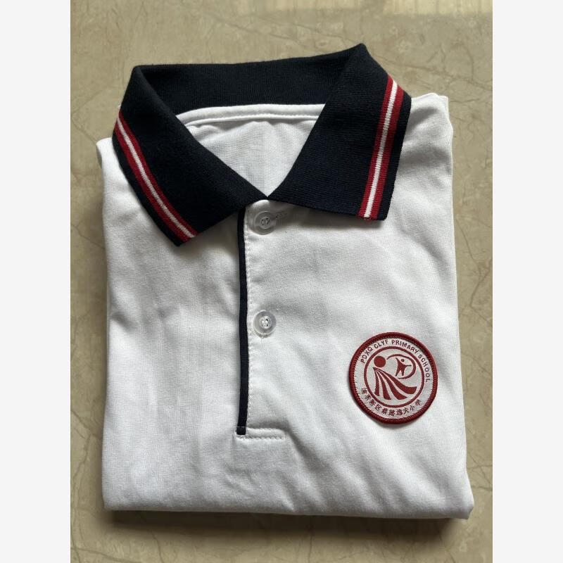 小学短袖长袖t恤外套长裤纯棉校服校服中性 浦东蔡路逸夫小学短袖t恤