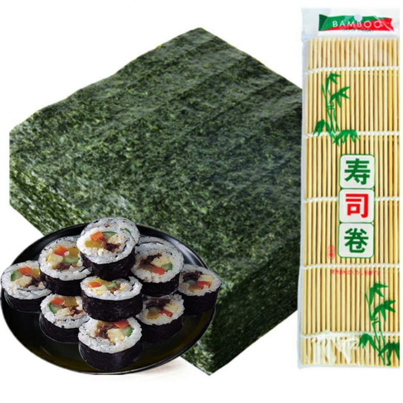 寿司海苔大片装30张 做紫菜片寿司专用包饭材料食材工具家用 A级寿司海苔30片