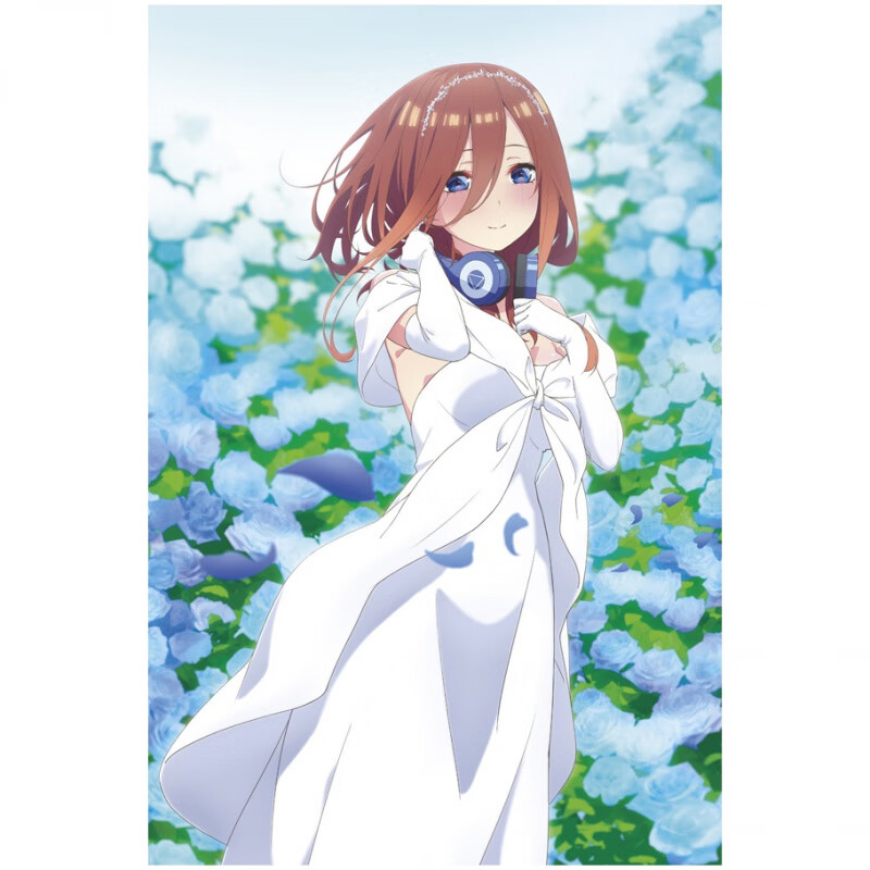 动漫海报三玖四叶五月二次元宿舍卧室周边墙贴壁纸 67 60x90 背胶