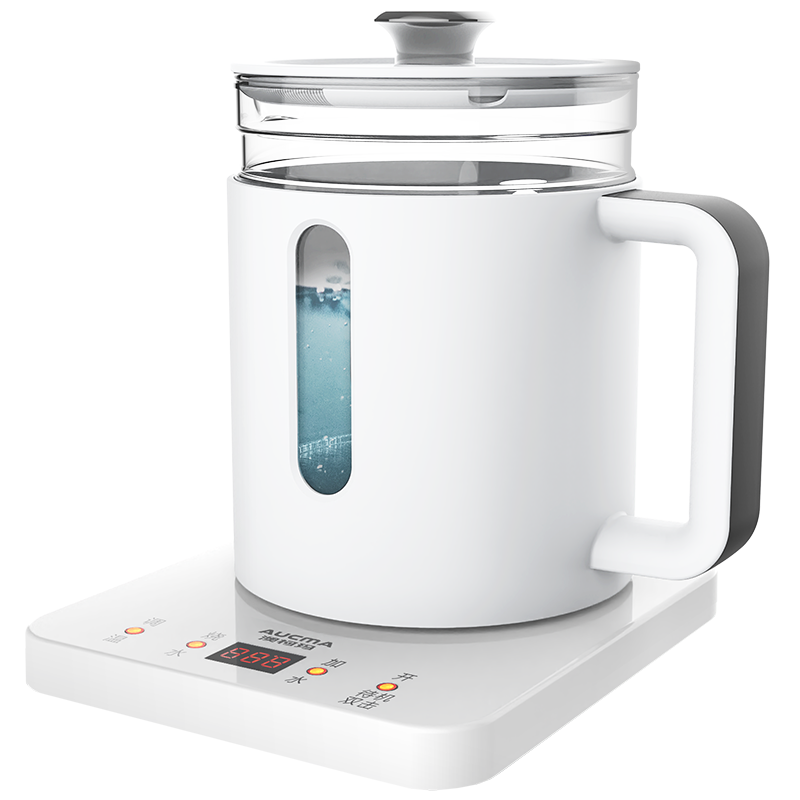 澳柯玛（AUCMA）自动上水恒温电热水壶玻璃煮茶器功夫茶具茶台泡茶烧水壶煮茶壶电茶炉电水壶T39送礼长辈
