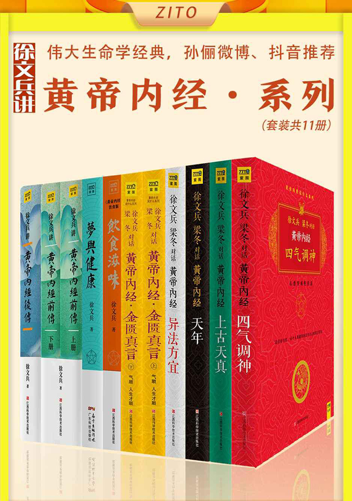 徐文兵讲黄帝内经系列（套装共11册）